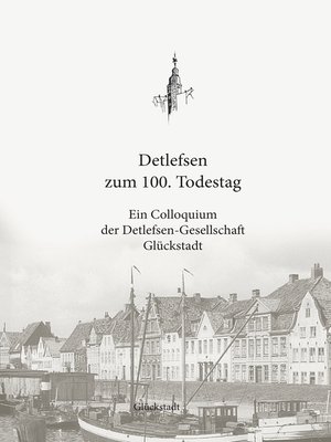 cover image of Detlefsen zum 100. Todestag